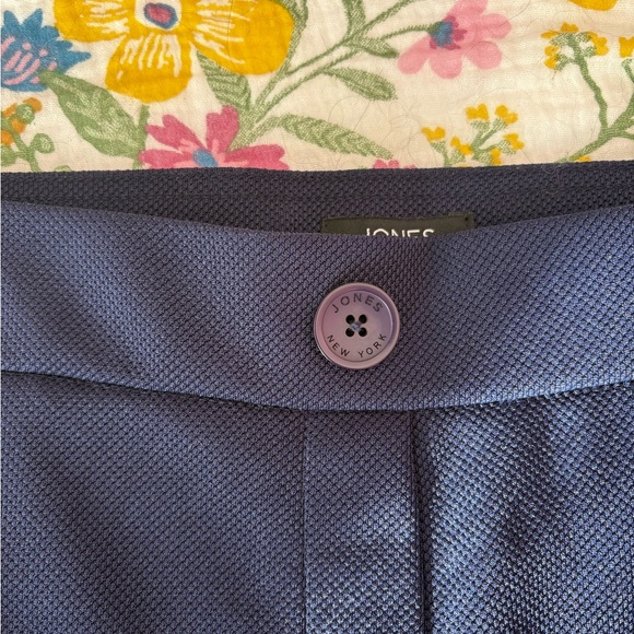 Jones New York Navy Blue Straight Leg Pants - Picture 3 of 5